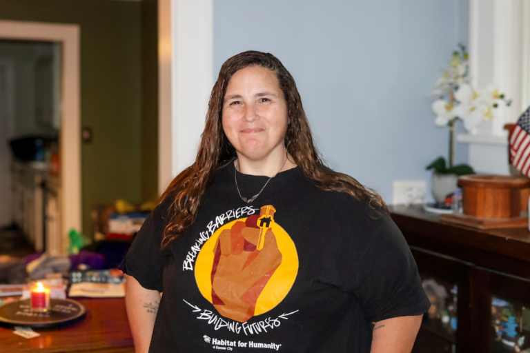 Lorraine achieved homeownership with Habitat KC